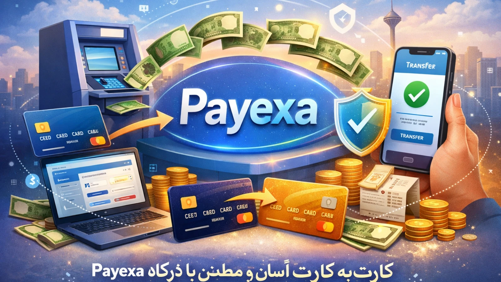 چگونه كارت به كارت كنيم؟